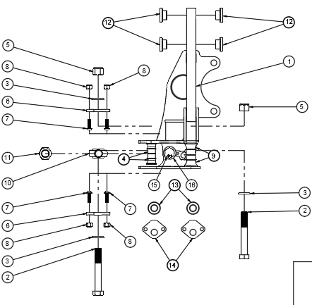 S-CHASSIS KNUCKLE ASSEMBLY SPARE PARTS