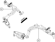 NISSAN 370Z MILD MANTIS LOWER CONTROL ARM SPARE PARTS